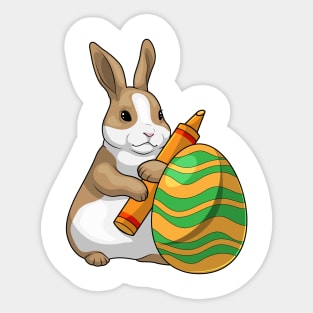 Bunny Easter Easter egg Painting Sticker